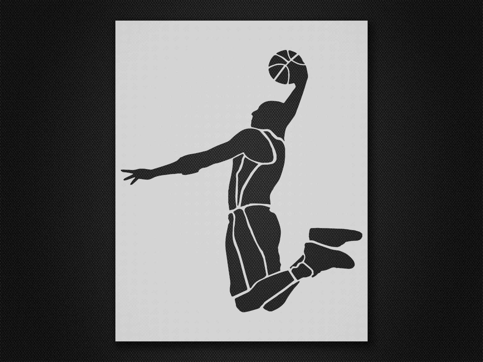 Jordan stencil Reusable&Durable Mylar 10 mil Etsy