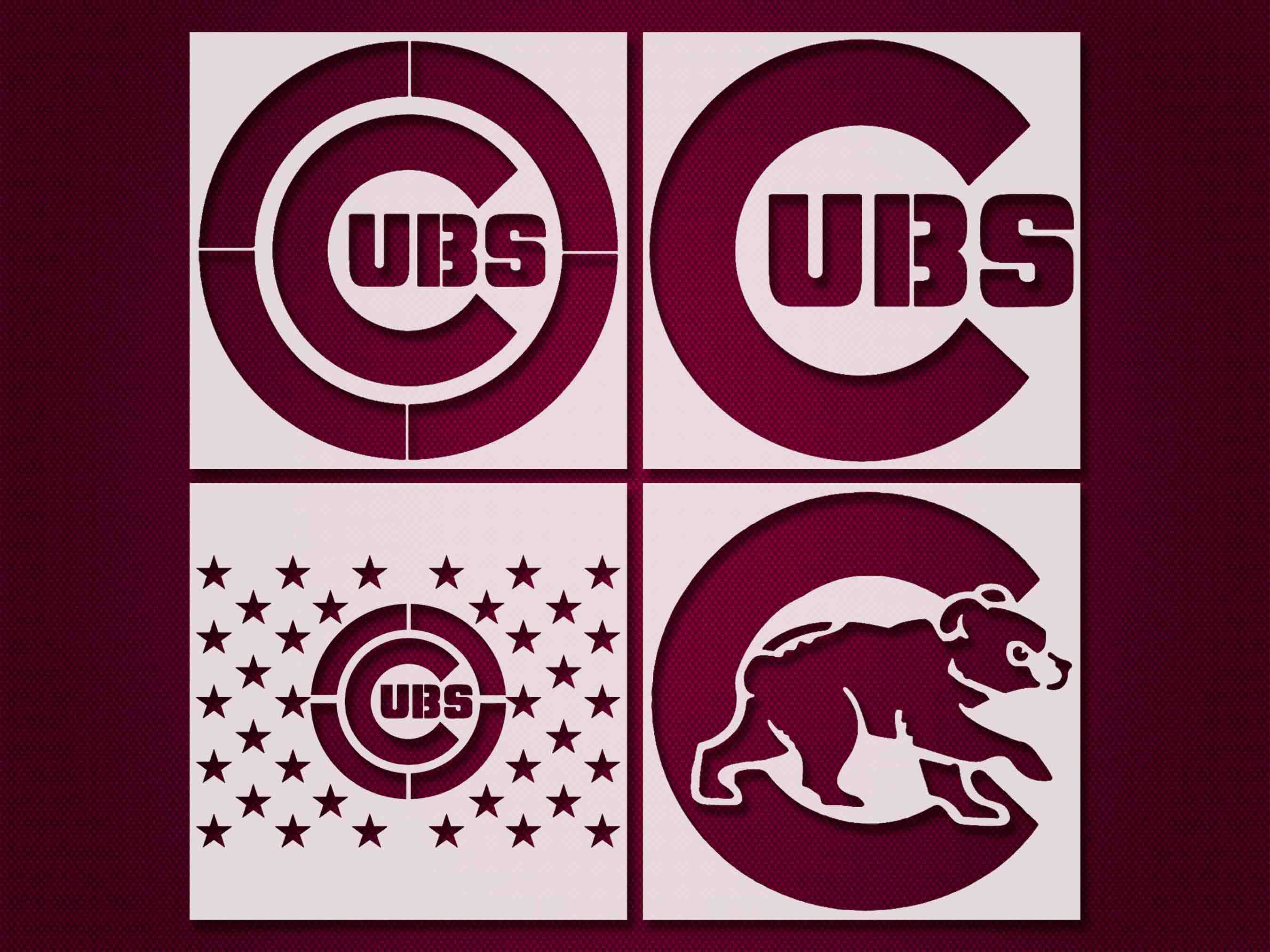 Cubs Stencil Reusable Durable Mylar 10 Mil 254 Micron Etsy cubs-stencil-reusable-durable-mylar-10-mil-254-micron-etsy