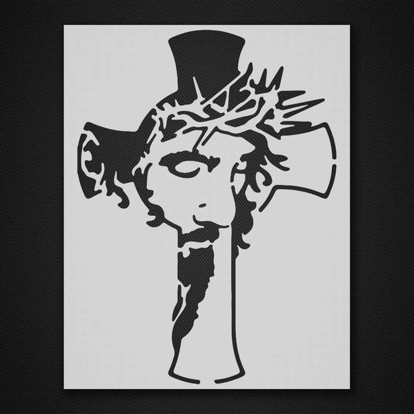Jesus Stencil Etsy