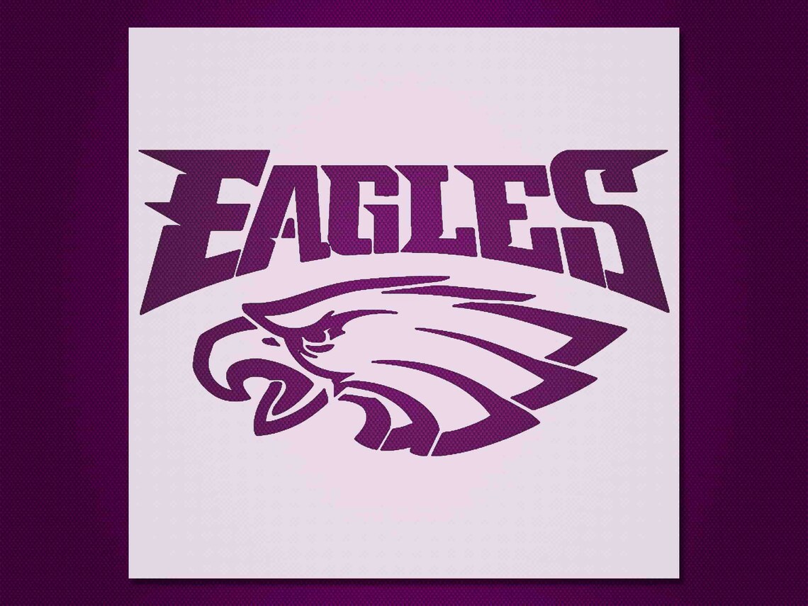 Eagles stencil Reusable&amp;Durable Mylar 10 mil 254 micron | Etsy