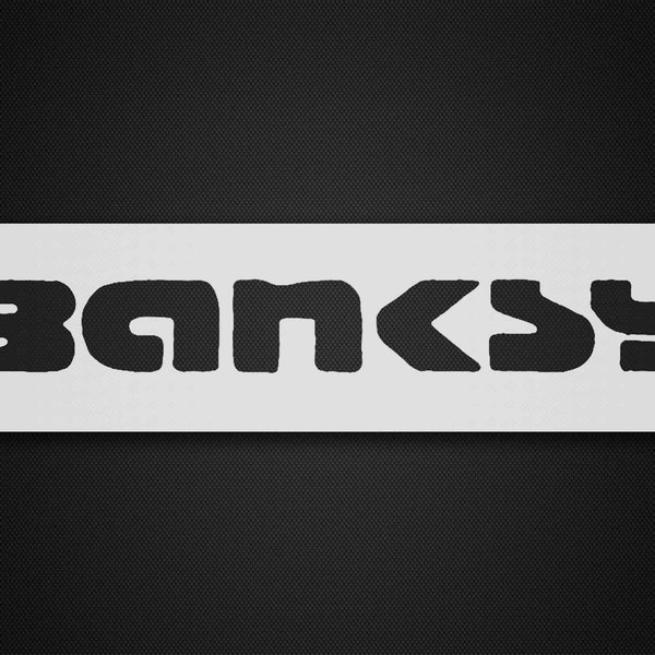 Banksy stencil - Reusable&Durable Mylar - 10 mil (254 micron) thick
