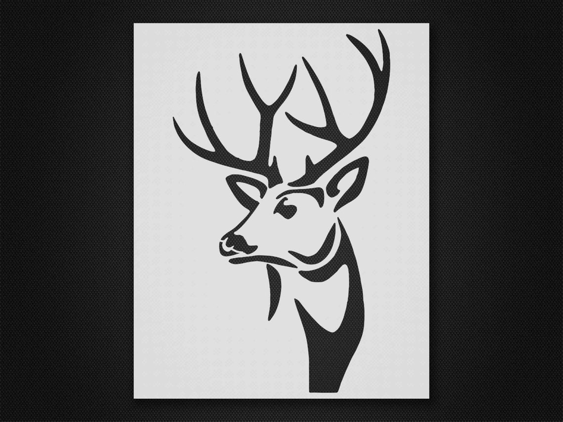 Deer Stencil Reusable durable Mylar 10 Mil Etsy Australia deer-stencil-reusable-durable-mylar-10-mil-etsy-australia