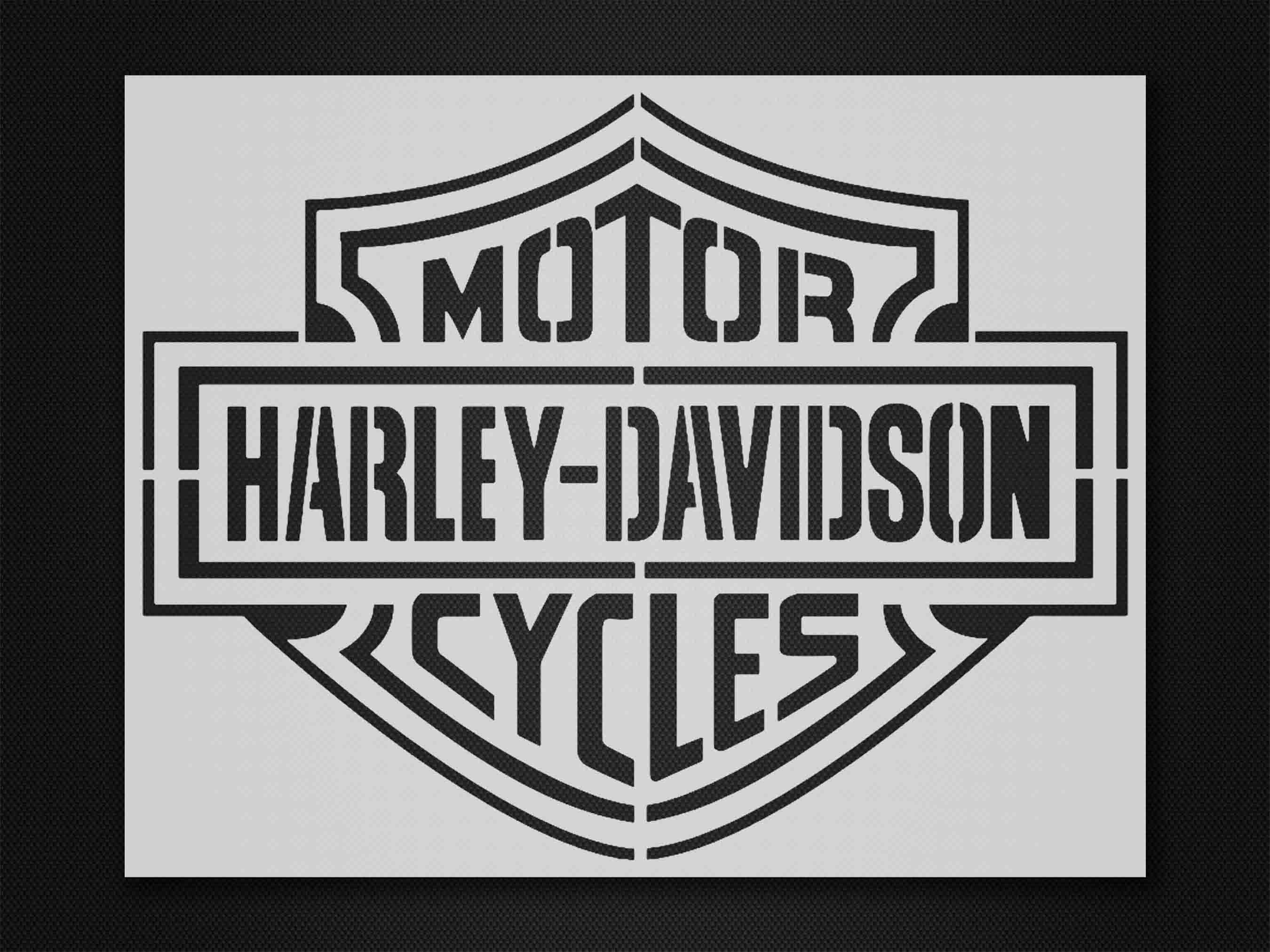 Motorcycle Biker stencil - Reusable&Durable Mylar - 10 mil
