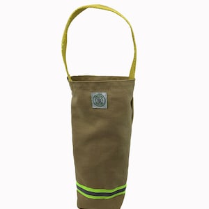 Kevlar und Recycling-Feuerwehrschlauch Feuerwehrmann Wein Tasche