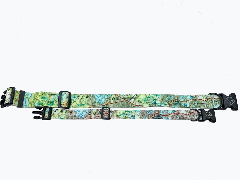 Cape Cod Chart Dog Collars // Made From Recycled Water Bottles Etsy