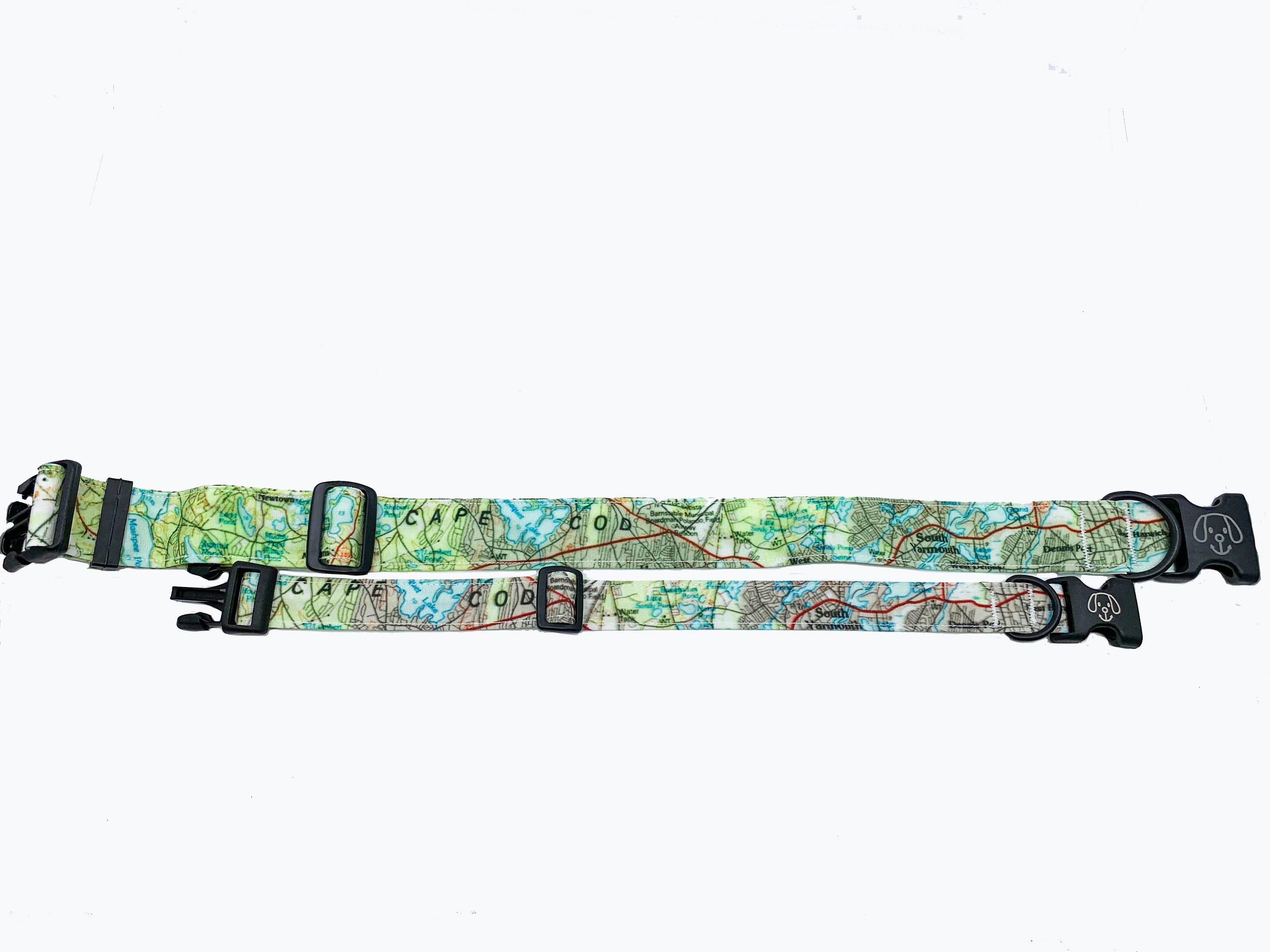 Cape Cod Chart Dog Collars // Made From Recycled Water Bottles Etsy