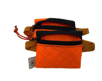 Bolsa ultraleve Ecopak com zíper e forro: carteira de viagem vegana feita à mão
