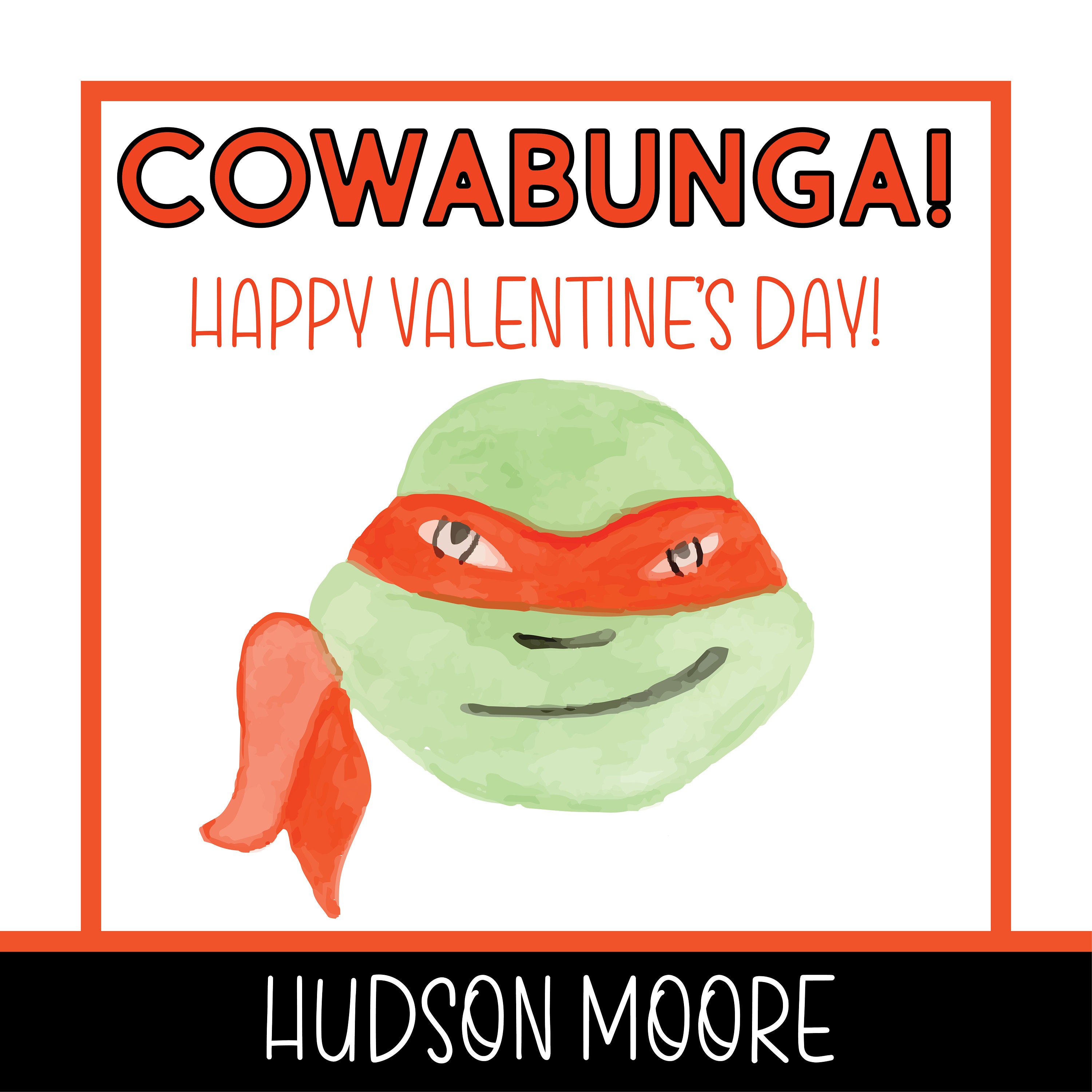 Cowabunga Valentine, image size:3000x3000