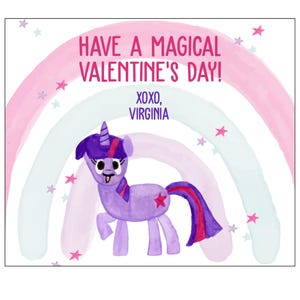 Unicornio Pony San Valentin