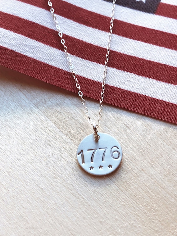 アクセサリー R 1776 Necklace for Women Patriotic Necklace Conservative Gifts - Etsy