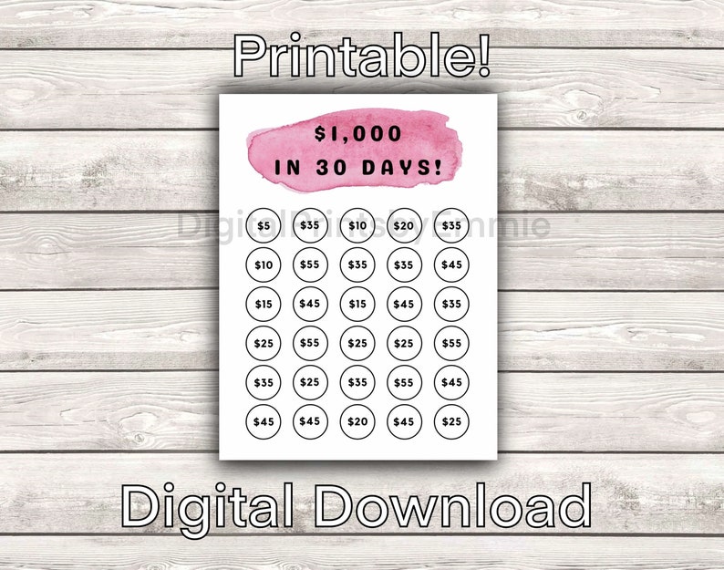 Money Saving Challenge Printable - Il 794xN.2942563485 Kbs9 