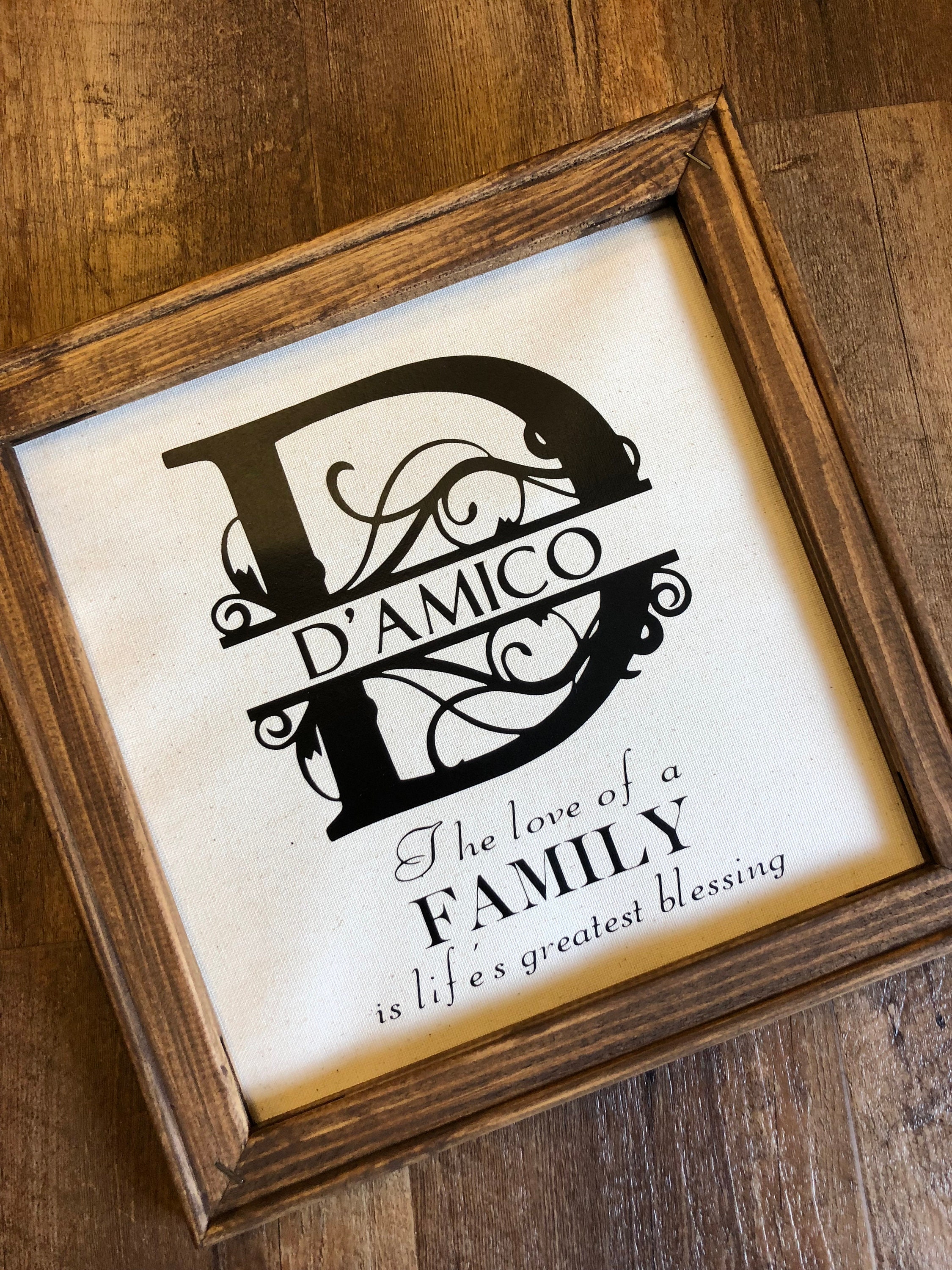 Personalized Home Decor / Personalized Sign / Last Name Sign / | Etsy