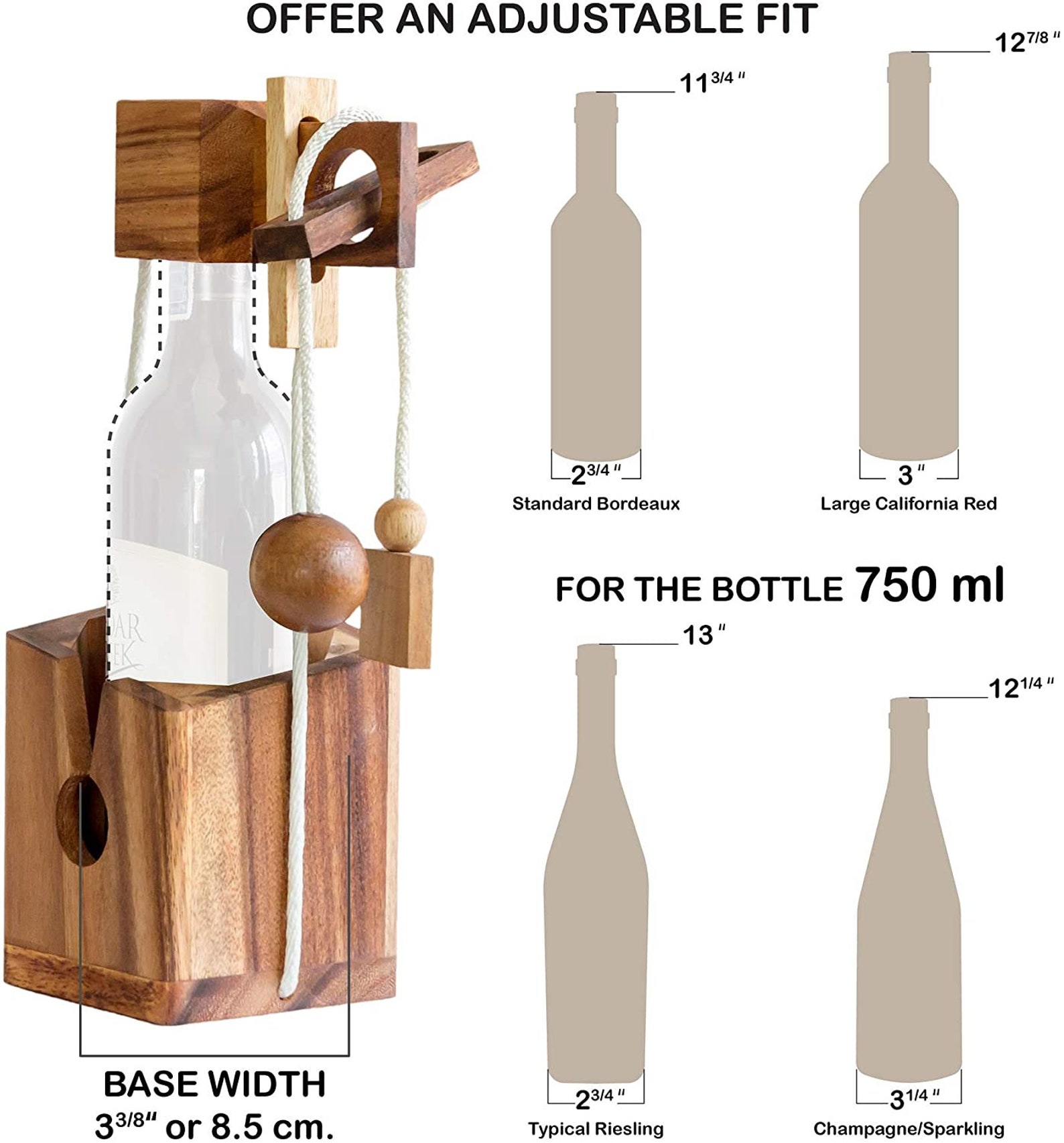 Wine Bottle Puzzles Games for Adults Party Brain Teaser Hard Etsy