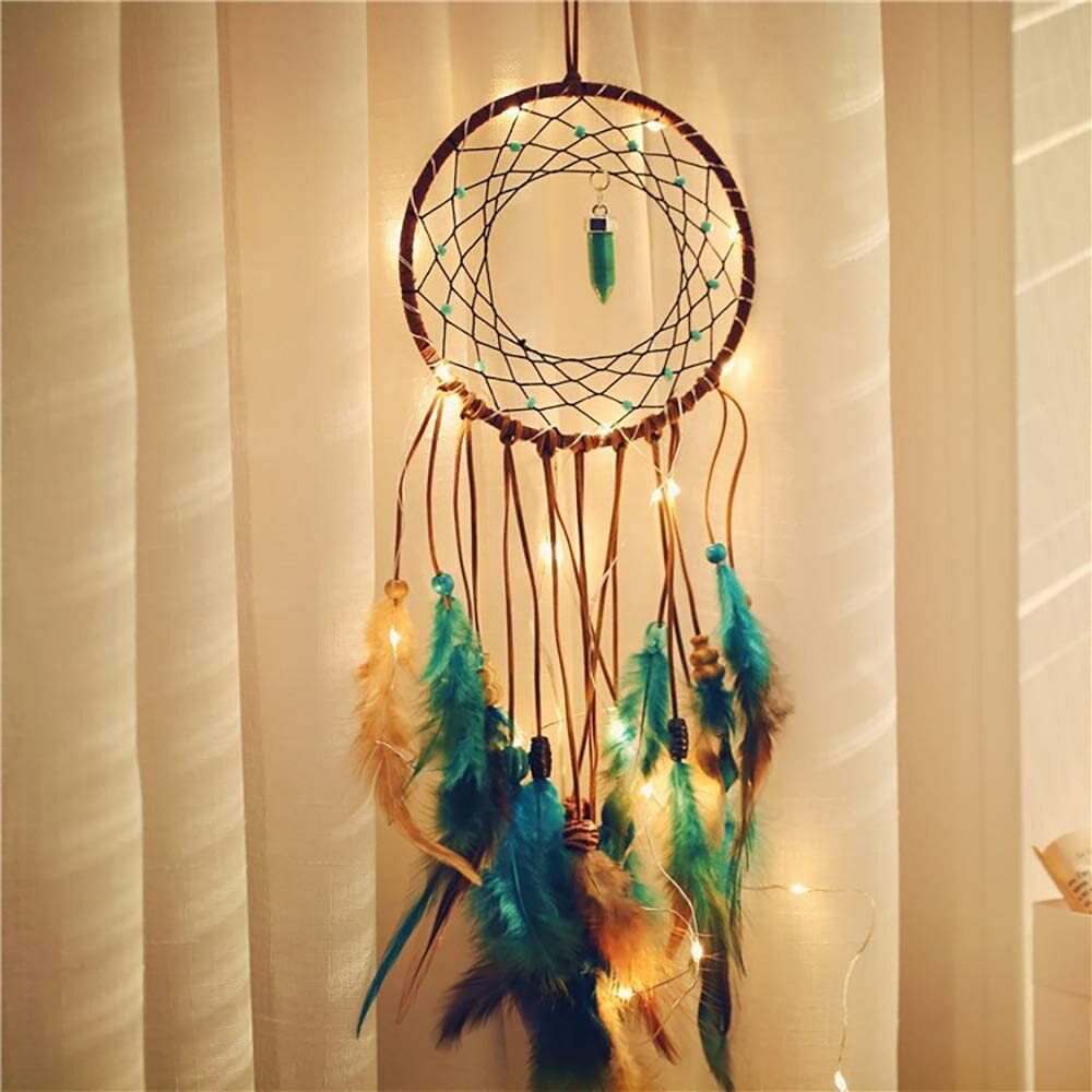LED Dream Catcher Handmade Dream Catchers for Bedroom Wall Etsy