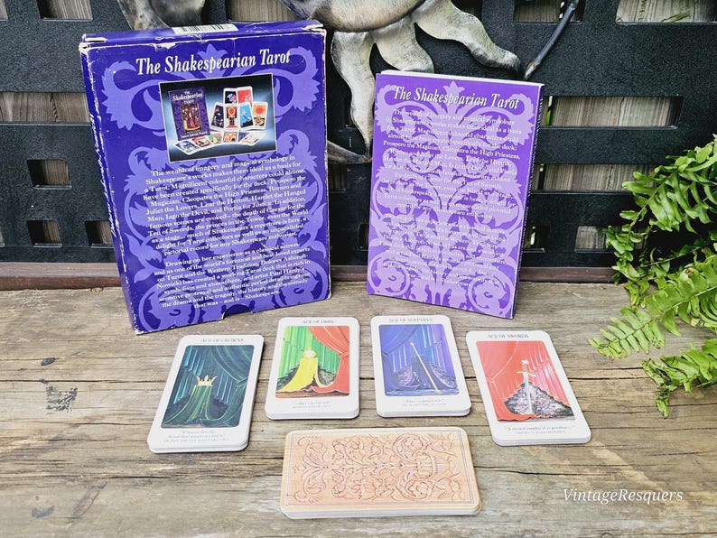 The Shakespearian Tarot by Dolores Ashcroft Nowicki - RARE OOP First ...