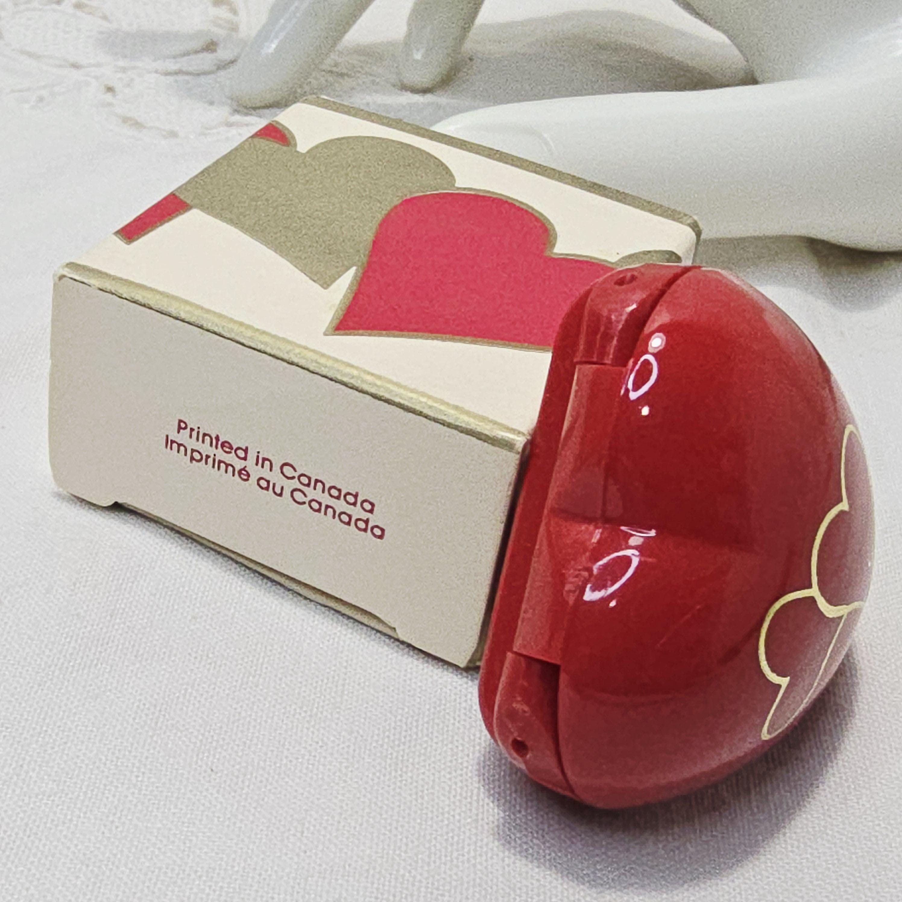 70's AVON スペイン ヴィンテージ Treasured Heart シリ Vintage Avon 70's Heart Compact - Here's My Heart Solid