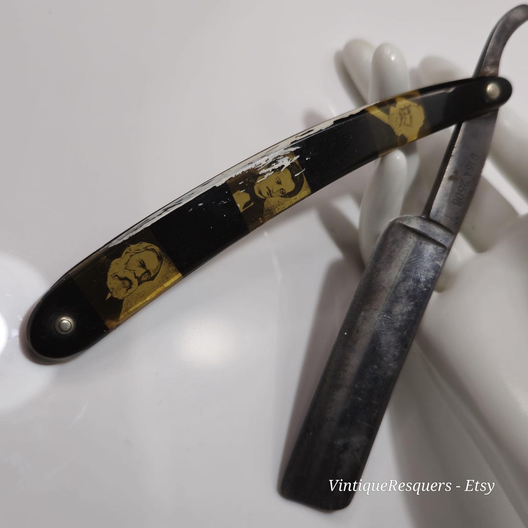 Vintage RARE Straight Razor Signed Canton Cutlery Co. Featuring ...