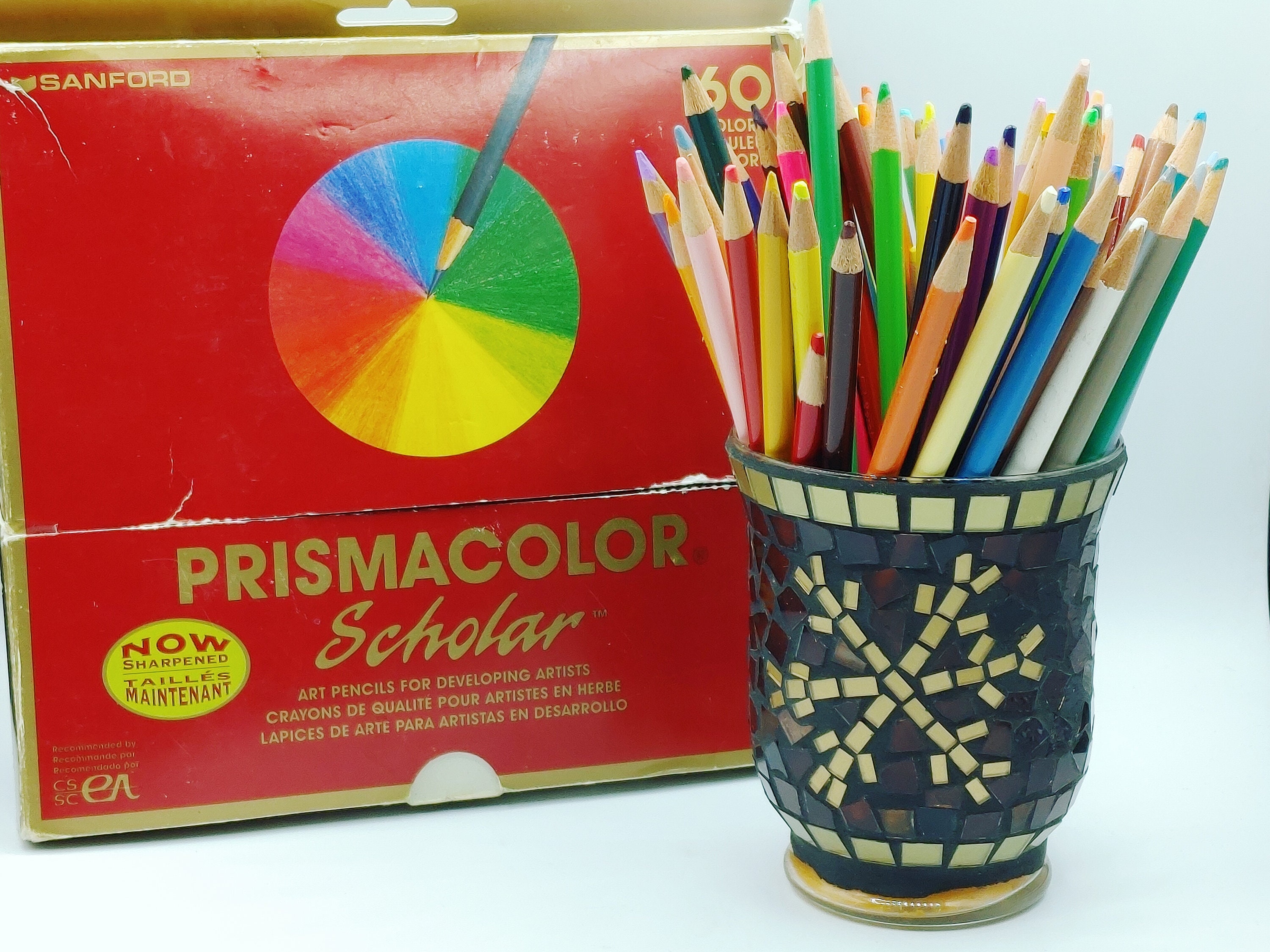  Prismacolor Scholar Art Markers, Bullet Tip, Assorted Colors,  10-Count : Artists Markers : Arts, Crafts & Sewing