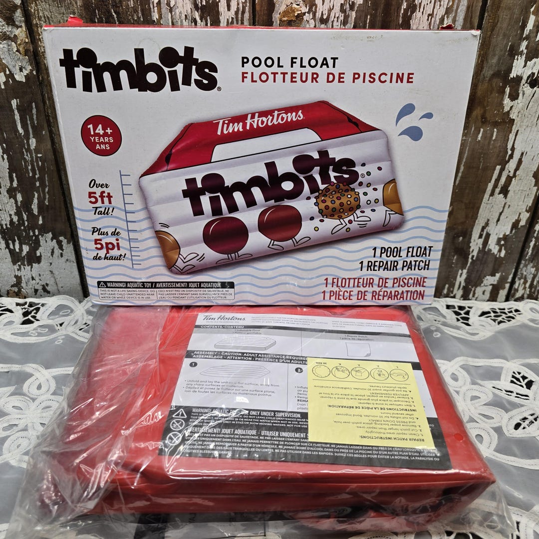 Tim Hotons Inflatables Tim Hortons Timbits Swimming Pool Float – Over 5ft Tall – Inflatable ...