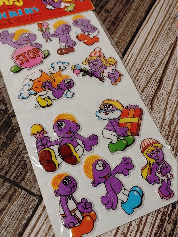 Peanuts Gang Mini Puffy Vinyl Stickers - Great For Scrapbooking!