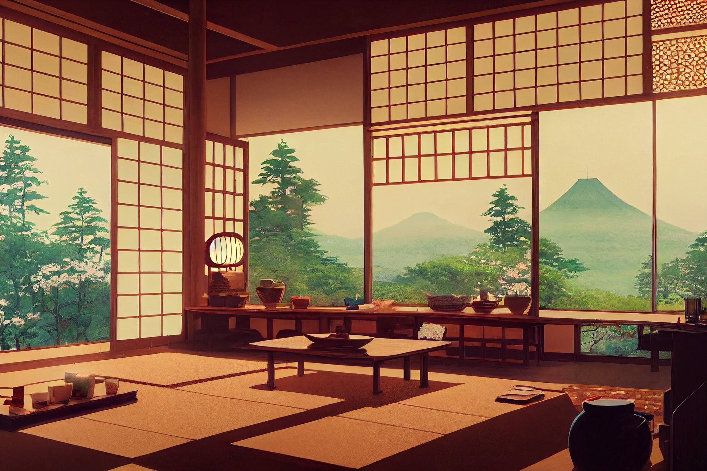 Japanese Room 3 // Visual Novel Vtuber Background Etsy
