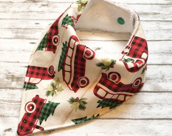christmas bandana bibs