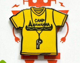 Camp Anawanna Shirt -- PIN (1.25"x) -- Salute Your Shorts