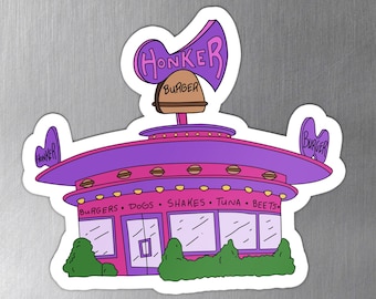 Honker Burger Magnet -- 3"x2.5" -- From Nickelodeon's Doug