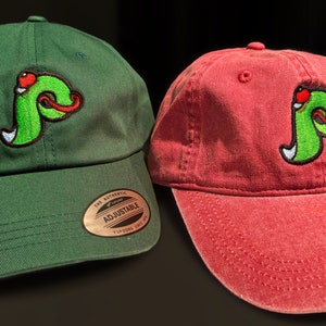Phillie Phanatic &#39;P&#39; Logo Adjustable Low-Profile Cotton Hat (Enamel & Acrylic PIN editions available!)