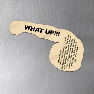 Party Mansion &#39;Bicep&#39; Invite -- MAGNET - 4&quot;x2.25&quot; --  &#39;It&#39;s Always Sunny in Philadelphia&#39; -