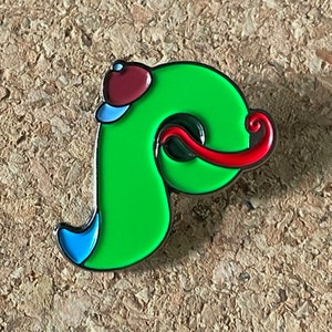 Philadelphia Mascot Logo -- PIN (1&quot;x) -- Philadelphia baseball