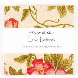 Pack de cestos para la colada con dijes Love Letters - Edyita Sitar - Moda - Agotado - Precortado - Tela de algodón