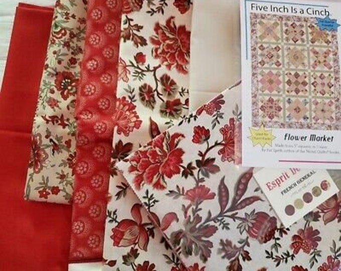 Esprit De Noel French General Quilt Kit Moda Quilt Etsy