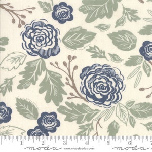 Harvest Road Eggshell Floral By the HALF yard - Moda  (5100-12) by Vanessa Goertzen from Lella Boutique fabric