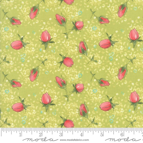 Abby Rose 1/2 yard Greenery 48672 14  Robin Pickens  Moda Fabrics  Cotton Fabric - Out of Print