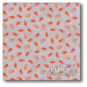 Per te 28x44" Zen Chic - Combinazione - Arancione - Grigio 1571 13 - Fuori produzione - Moda - Tessuto di cotone per quilting