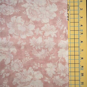 Rue 1800 1/2 Yard Porcelain Rose 3 Sisters - Moda - Out of Print - 100% Cotton Fabric