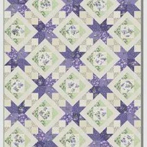 Kit de edredón Lovely Lilacs de 60x72", colección Lilac Lane de Maywood Studios (agotado)