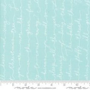 Little Tree Frost Continuous HALF YARD Lella Boutique  Moda Out of Print Holiday Christmas Fabric