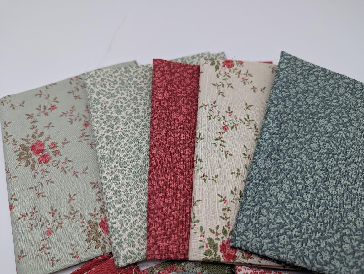 Merry Little Christmas Fat Quarter Bundle, 10 Pcs. Tilda Eve & Noel ...