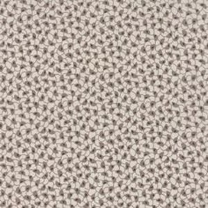 Może przedstawiać: Biała tkanina z powtarzającym się wzorem małych, brązowych, stylizowanych kształtów kwiatowych.