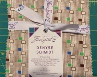 Paquete de abalorios Katie Jump Rope de Denyse Schmidt FreeSpirit Fabrics, tela de algodón precortada AGOTADA