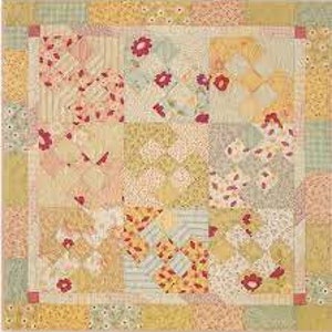 Couette murale ou dessus de table A Little Bit Country par Miss Rosie's Quilt Co RQC402 - 69 x 29 po. - Charm Squares Friendly Schnibbles