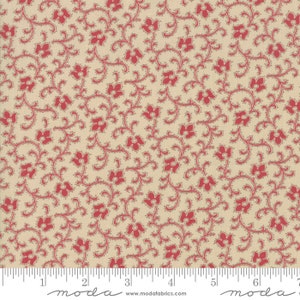 Chafarcani Continuous 1/2 Yard Oyster 13858 19 French General - Moda - Cotton fabric - Out of Print