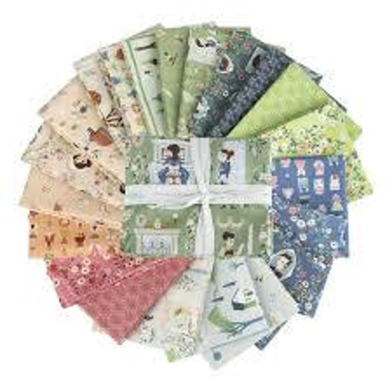 Little Women Fat Quarter Bundle, 21pcs by Jill Howarth for Riley Blake ...