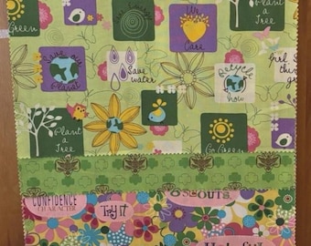 Conjunto de muestra de Girl Scouts de 7 piezas Robert Kaufman, raro, fuera de stock