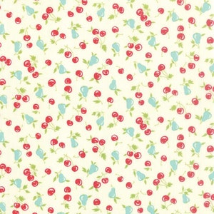 Vintage Picnic 1/2 YARD Cream 55123 Bonnie and Camille Moda - out of Print - cotton fabric