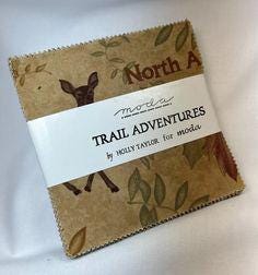 Trail Adventures Charm Pack 35pcs by Holly Taylor for Moda