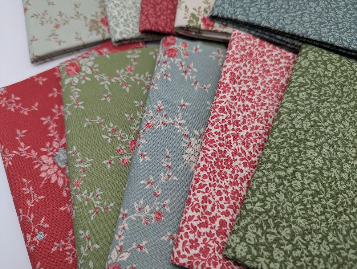 Merry Little Christmas Fat Quarter Bundle, 10 Pcs. Tilda Eve & Noel ...