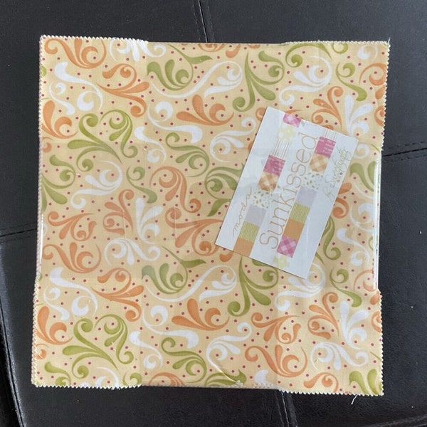 Sunkissed Layer Cake Sweetwater Moda 40 ten inch squares OUT OF PRINT Precut Cotton Fabric